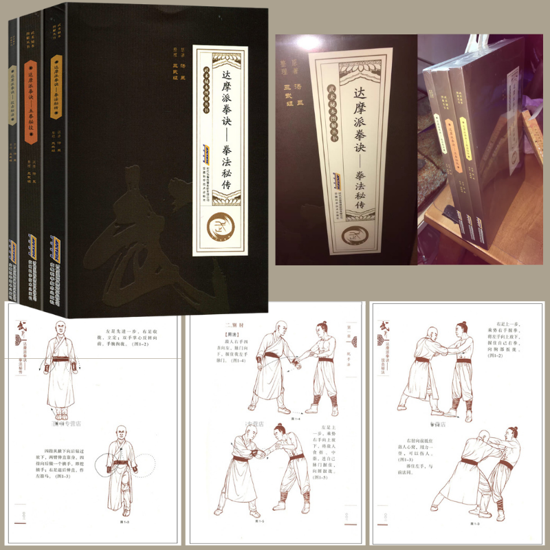 達摩派拳訣：【拳法秘傳】+【技擊秘法】+【五拳秘技】