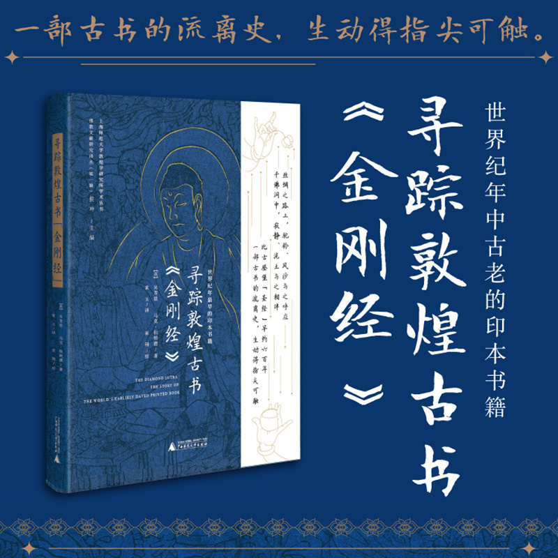 尋踪敦煌古書：【金剛經】（世界紀年最早的印本書籍）+【佛在敦煌】（全新塑封兩冊）