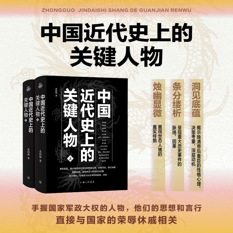 12月重磅新品:【中國近代史上的關鍵人物】(揭示晚清帝后重臣的性格心理、決策考量、深層動機) 12月重磅新品:【中國近代史上的關鍵人物】(揭示晚清帝后重臣的性格心理、決策考量、深層動機)